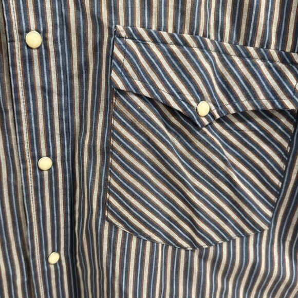 Stoneriver Outfitters long sleeve pearl snap button down western shirt size XL - Picture 3 of 6